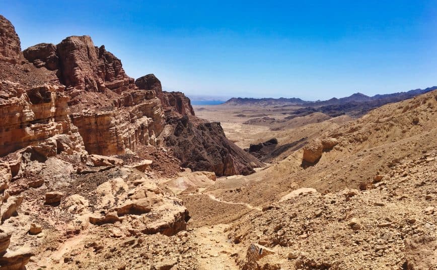 The walk to the Red Sea