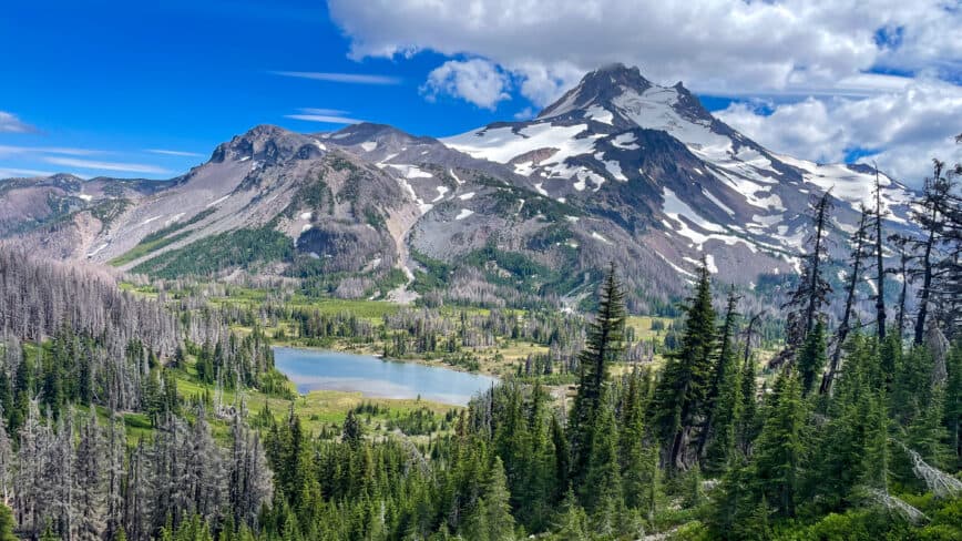 Jude Lake to Mount Jefferson